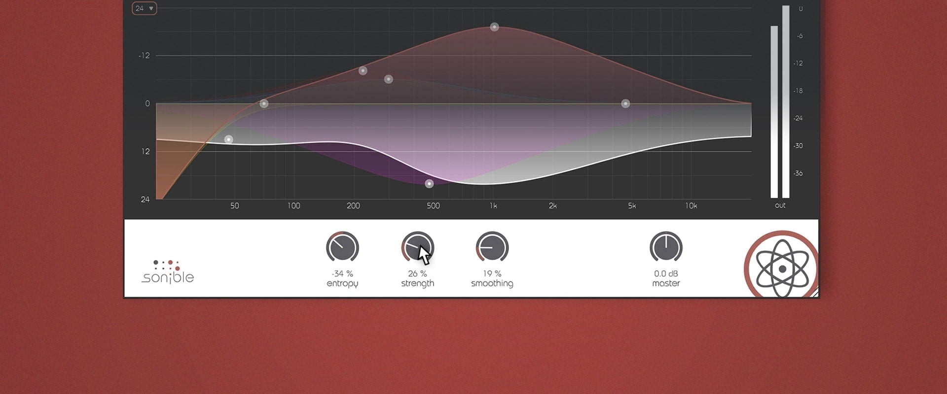 fully adaptable algorithm in sonible's AI plugin