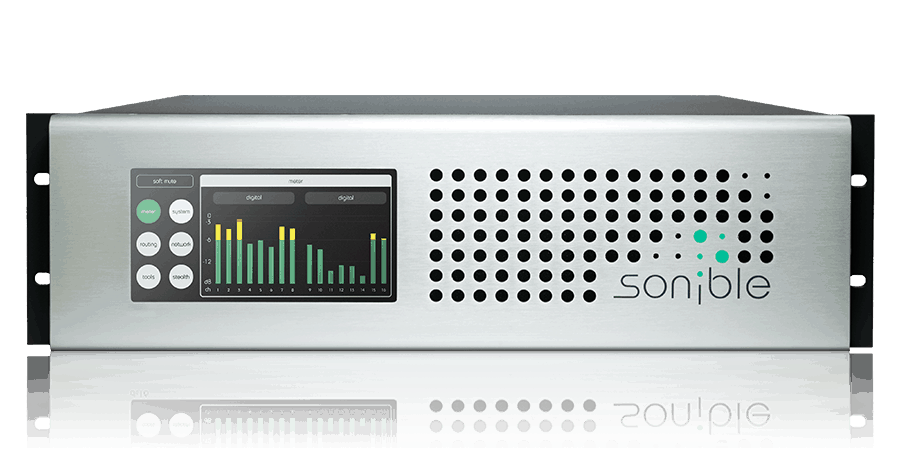 16-channel power amplifier d:16 made by sonible