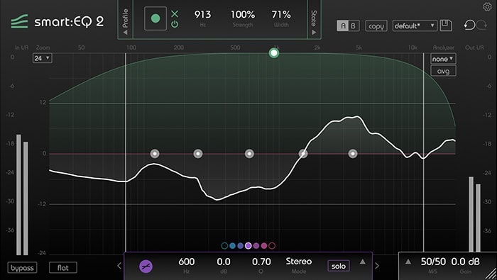 smart:filter curve on vocals 