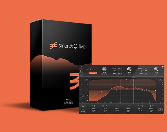 smart:EQ live interface with box in background