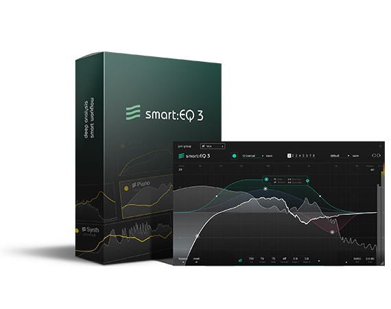 sonible smart:EQ 3 plugin with box in background