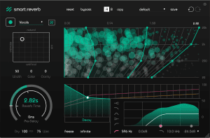 smart:reverb and it's spectral shaping sections with altered reverb tail