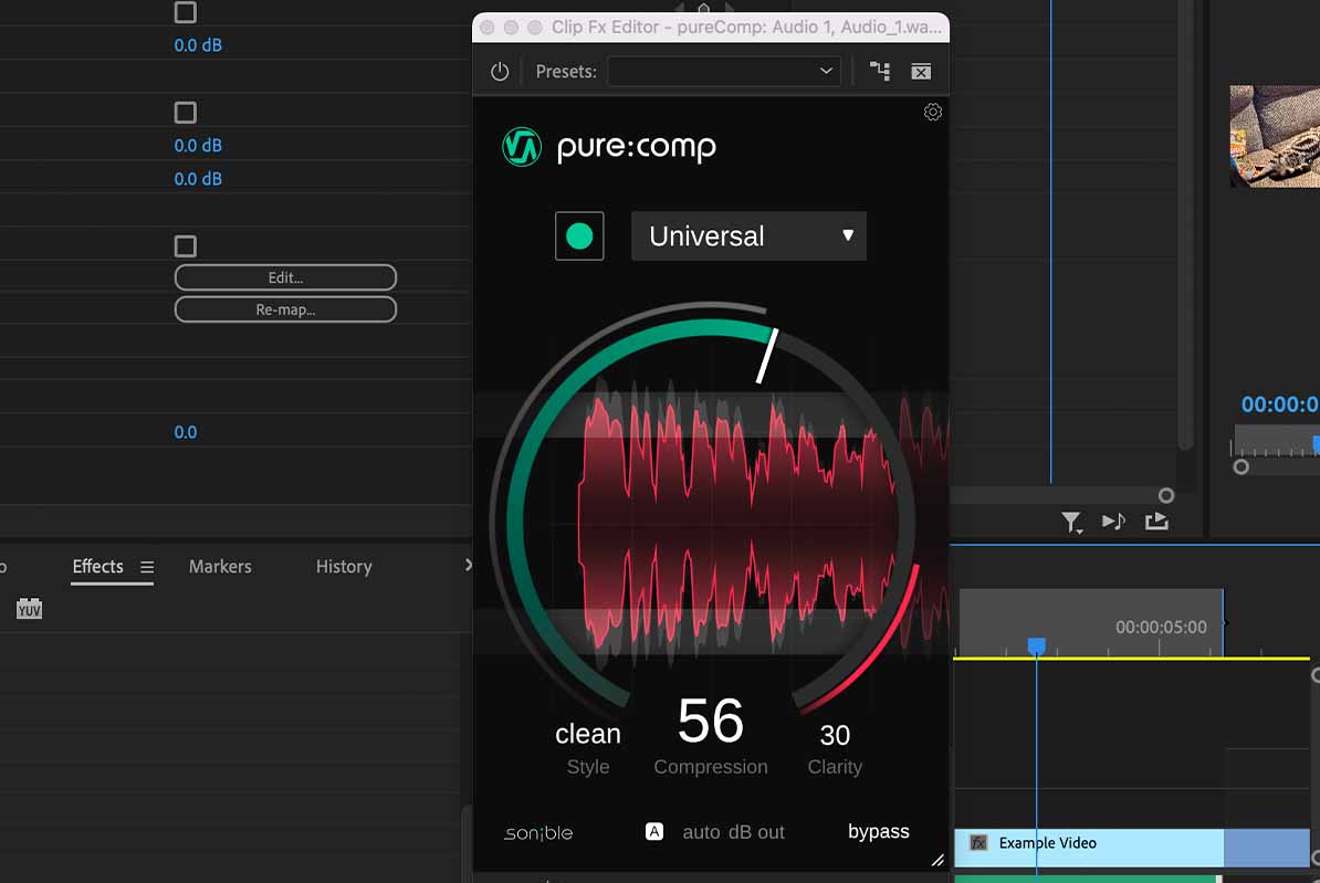 Audio compression with a single click – pure:comp by sonible