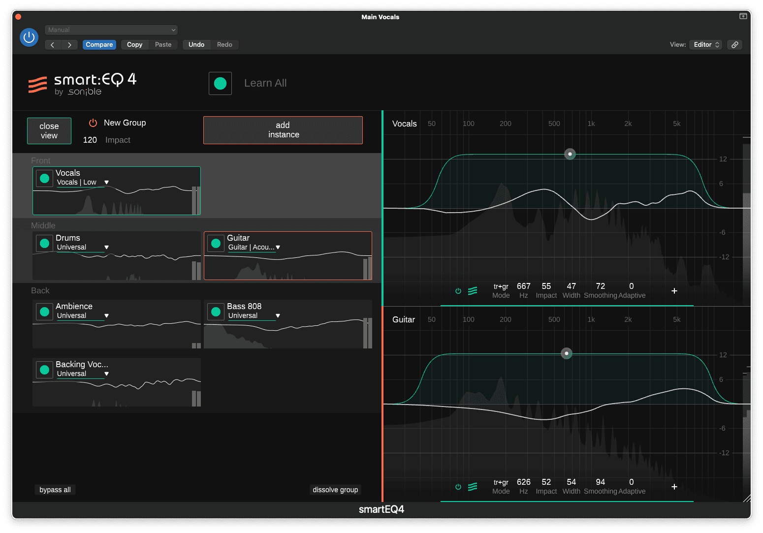 Layers in Group View