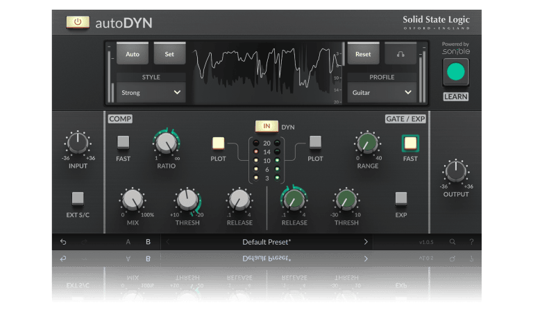 Classic SSL processing meets sonible AI-assisted analysis - sonible