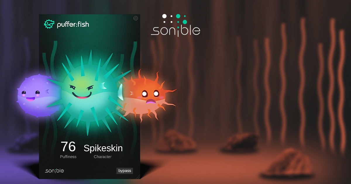 puffer:fish by sonible - the free saturation plug-in for more fun whilst mixing